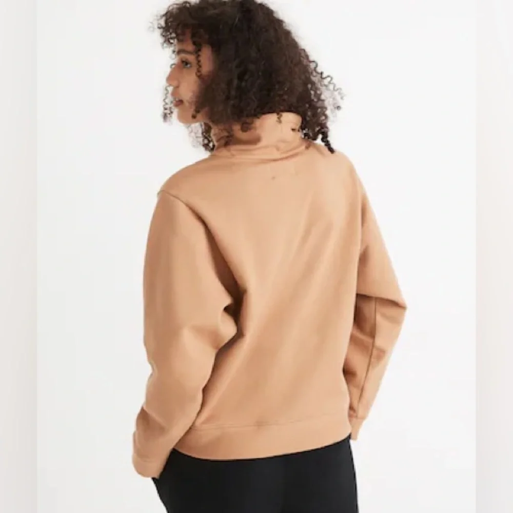 MADEWELL (MWL) Ribbed Funnelneck Sweatshirt - Picture 3 of 10